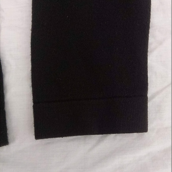 Black Loft cardigan w/ one button at waist size XS - Picture 4 of 8